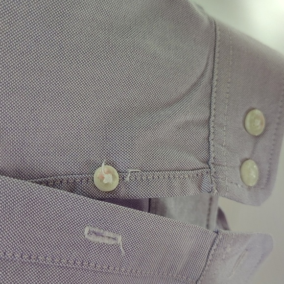 Cabin Creek Button Up Shirt Purple Size 18T Wrinkle Free Stain Repellant - Picture 7 of 9